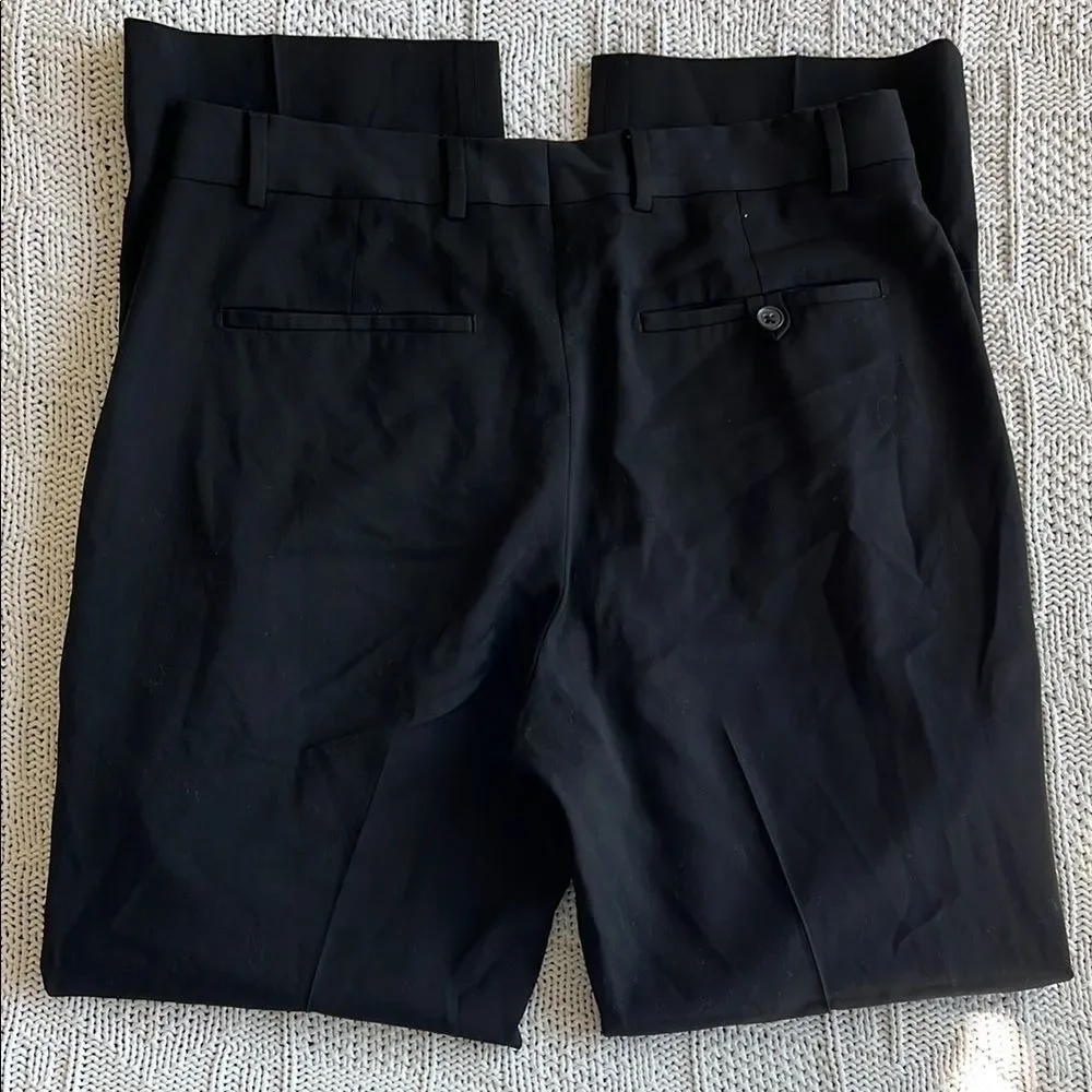 Banana Republic Pants Mens 32X32 100% Wool Black Lanificio F.lli Cerruti